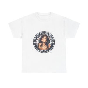 Dope Fiend Beauty Tee — Retro Pinup Logo Graphic T-Shirt