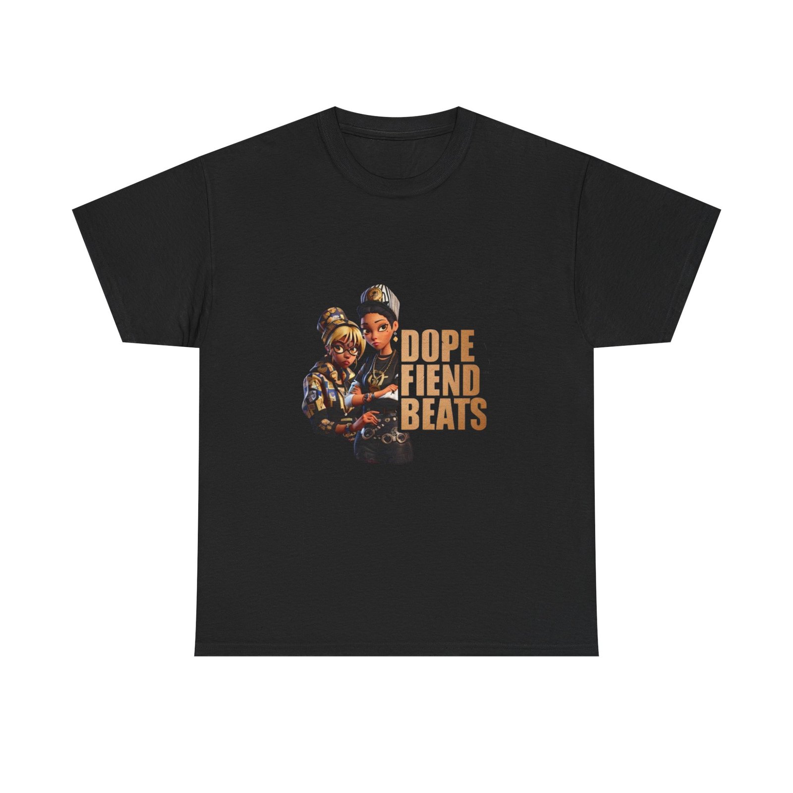 11912066329963972410_2048.jpeg Dope Fiend Beats Graphic Tee — Retro Hip-Hop DJ T-Shirt