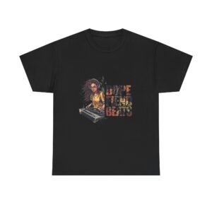 DJ Girl "Love The Beats" T-Shirt — Vintage Music Graphic Tee