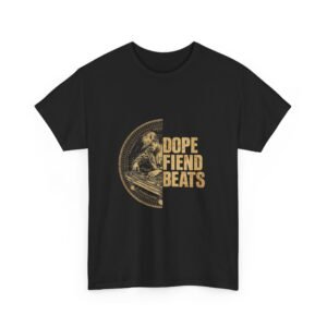 Dope Fiend Beats Graphic Tee — Retro Music Producer T-Shirt
