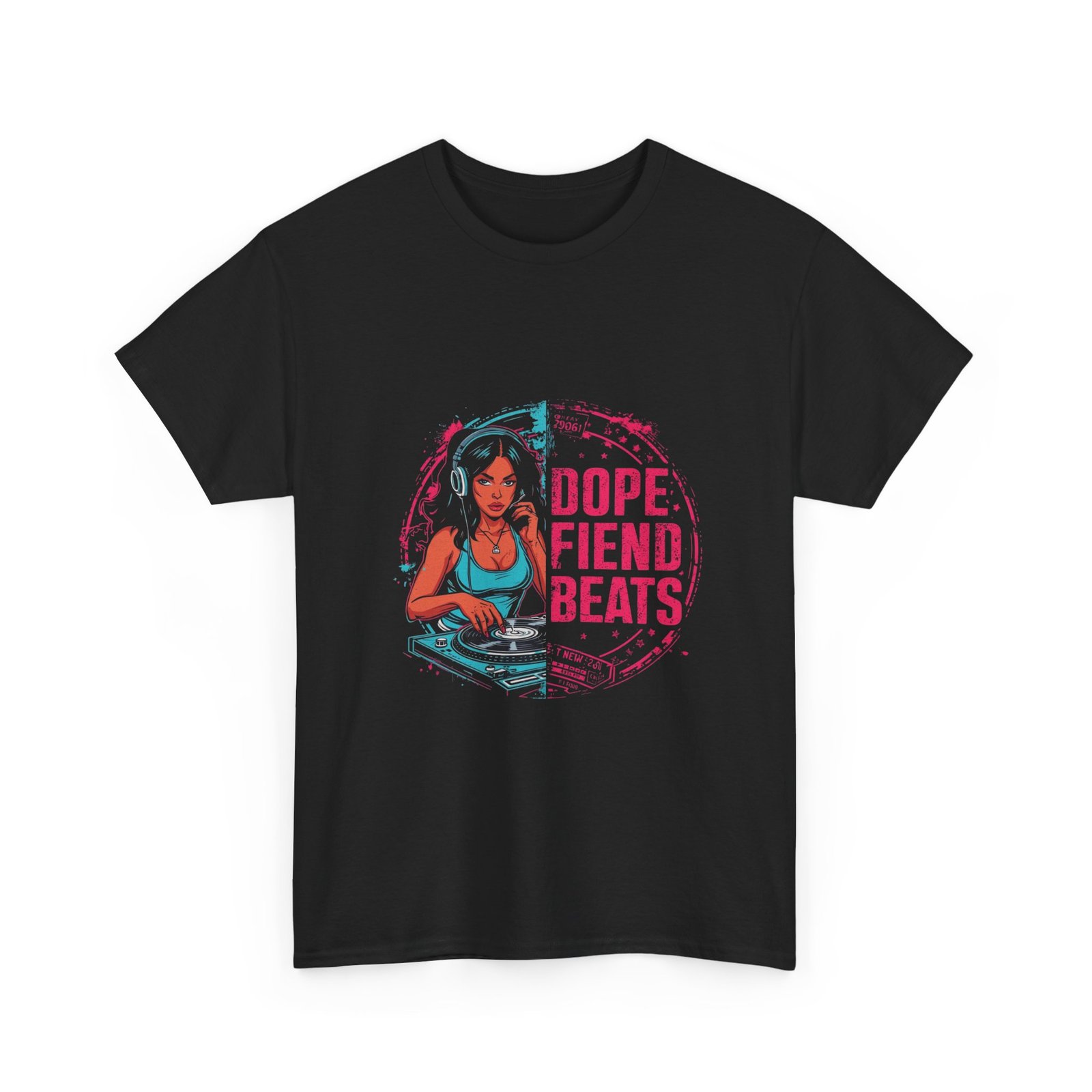2069447784439756584_2048.jpeg Dope Fiend Beats T-Shirt — Retro DJ Graphic Tee for Music Producers & Hip-Hop Fans - Image 3