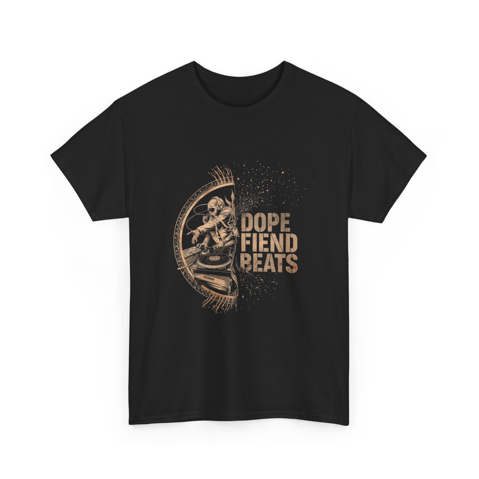 5315668823351599966_2048.jpeg T-Shirt — “Dope Fiend Beats” Music Graphic Tee (Moon & Floral)