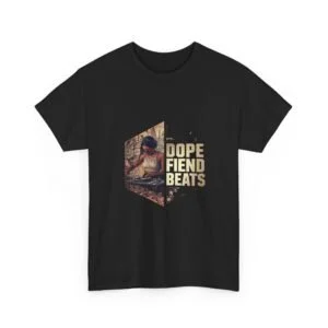 T-Shirt — 'Dope Fiend Beats' Vintage Graphic Tee Dope Fiend Beats Tee — Vintage Turntable Hip Hop Music T-Shirt
